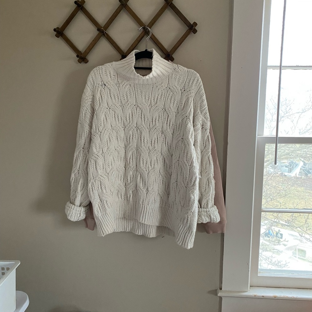 Comfy cable knit sweater